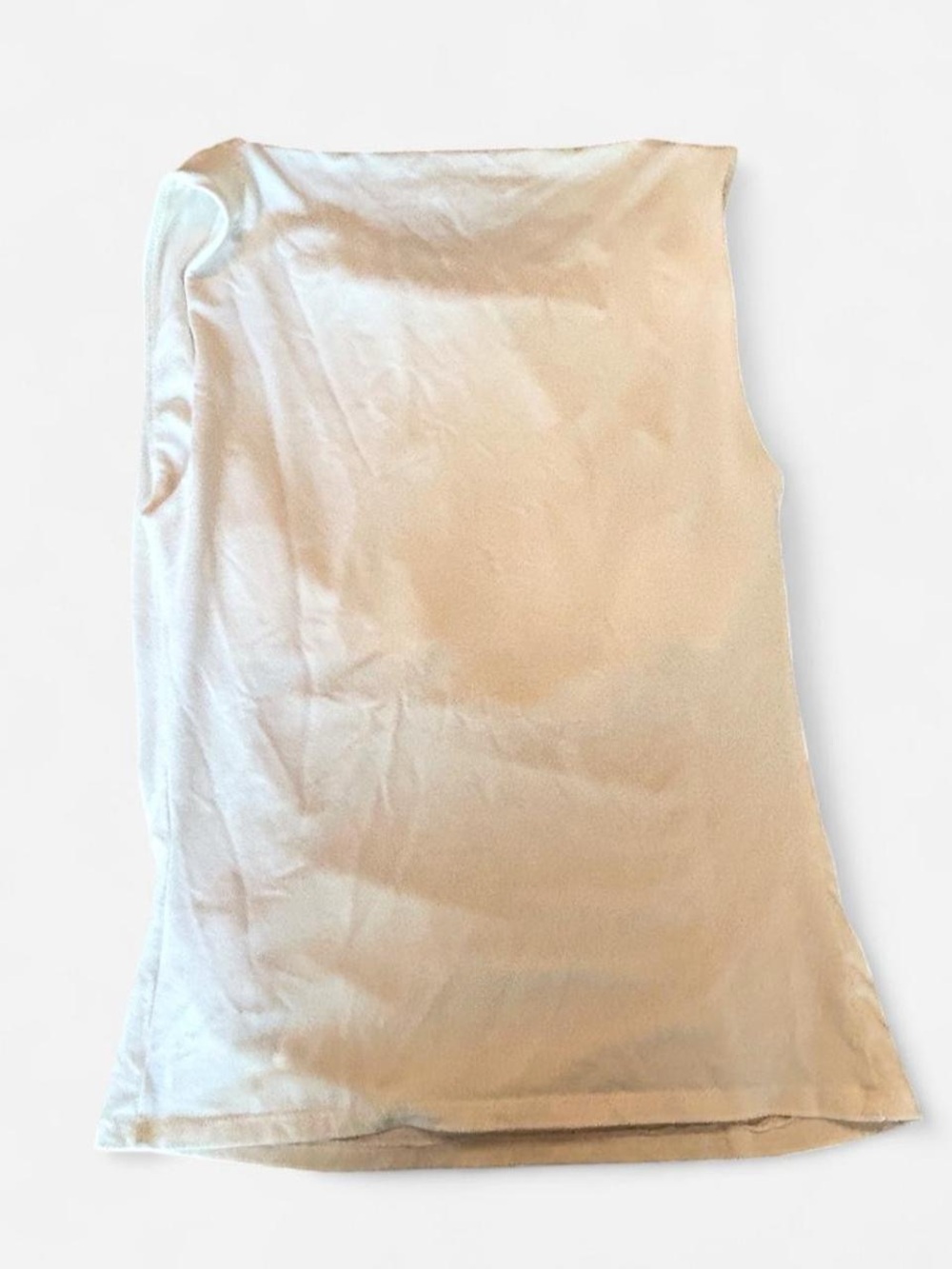 Reformation White Ruched Shoulder Top - Picture 3 of 4
